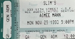 Aimee Mann on Nov 29, 1993 [313-small]