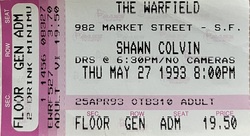 Shawn Colvin on May 27, 1993 [318-small]