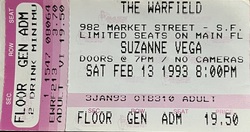 Suzanne vega / Kitchen of Distinction on Feb 13, 1993 [323-small]
