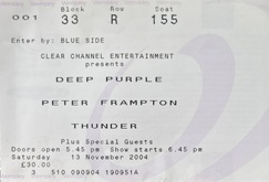 Peter Frampton / Deep Purple / Thunder on Nov 13, 2004 [459-small]