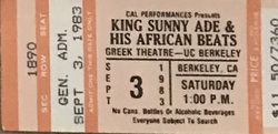 King Sunny Ade And His African Beats on Sep 3, 1983 [842-small]