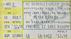 Peter Gabriel / The Call on Aug 12, 1983 [850-small]