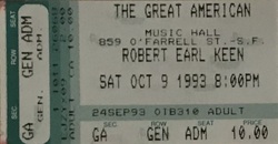 Robert Earl Keen on Oct 9, 1993 [884-small]