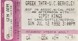 Gipsy Kings on Jul 12, 1992 [898-small]