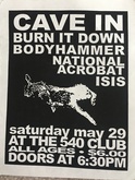 Cave In / Burn It Down / Bodyhammer / The National Acrobat / Isis on May 29, 1999 [275-small]