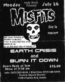 Misfits / Earth Crisis / Burn It Down on Jul 26, 1999 [296-small]