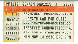 Death Cab for Cutie / Ted Leo on Nov 13, 2006 [324-small]