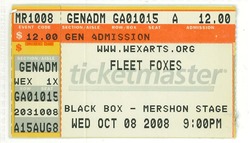 Fleet Foxes / Frank Fairfield on Oct 8, 2008 [386-small]