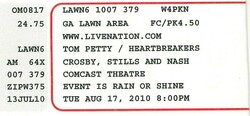 Tom Petty And The Heartbreakers / Tom Petty / Crosby, Stills & Nash on Aug 17, 2010 [627-small]