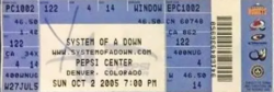 System of a Down / The Mars Volta / Hella on Oct 2, 2005 [748-small]