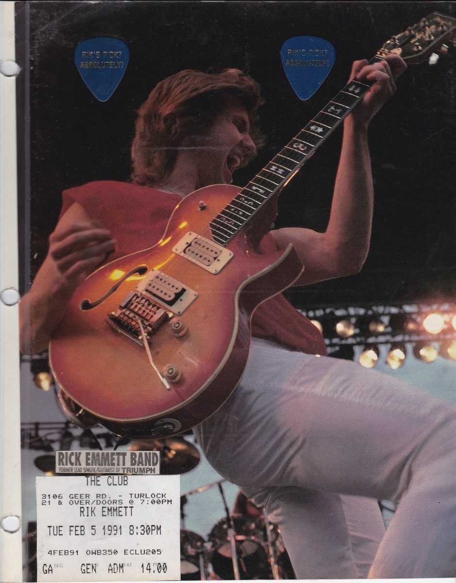Rik Emmett Concert & Tour History Concert Archives
