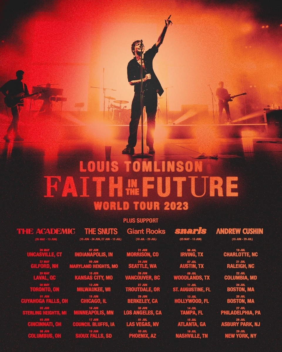 Louis Tomlinson Faith in The Future Limited /3000 NEW YORK Pop Up