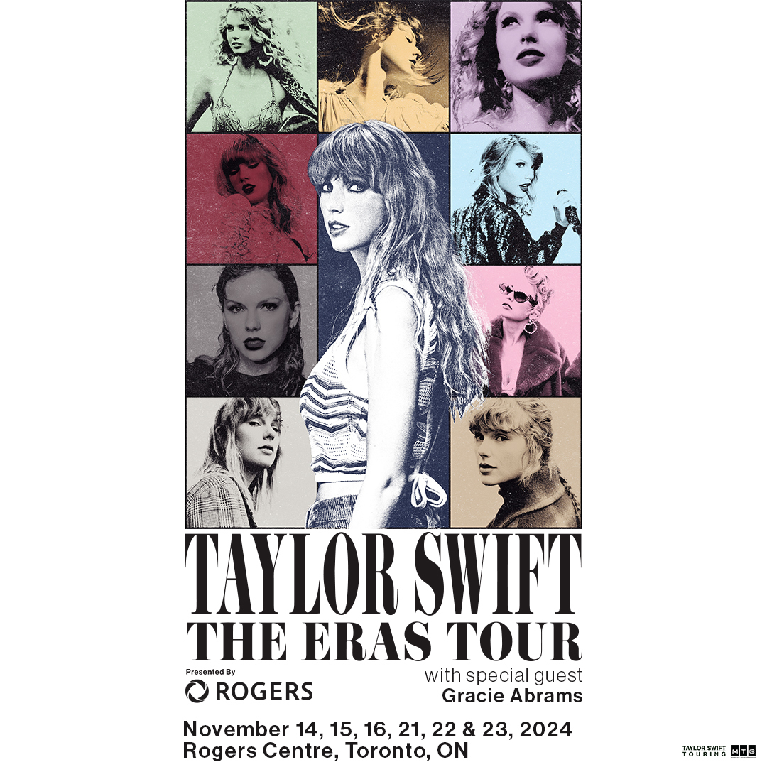 Nov 22, 2024 Taylor Swift / Gracie Abrams at Rogers Centre Toronto