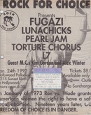 Fugazi / L7 / Pearl Jam / Lunachicks on Jan 24, 1992 [466-small]