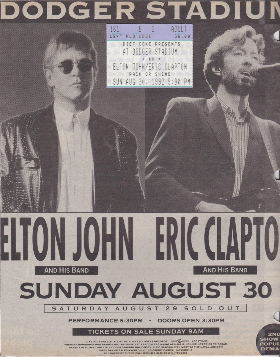 Eric Clapton Concert & Tour History (Updated for 2023 - 2024