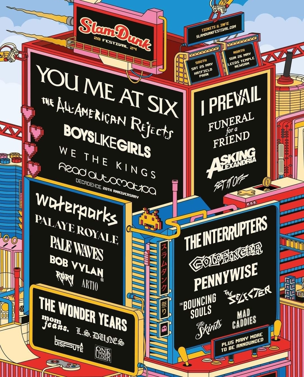 May 26, 2024 Slam Dunk Festival 2024 at Temple Newsam Leeds, England