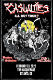tags: Rotten Stitches, The Casualties, Atlanta, Georgia, United States, Gig Poster, The Masquerade - Hell - The Casualties / Rotten Stitches / Strike First Oi on Feb 23, 2022 [178-small]