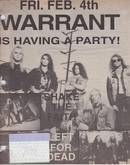 Warrant / Shake the Faith / Left For Dead on Feb 4, 1994 [763-small]