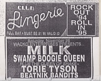 Swamp Boogie Queen / Milk / Torie Tyson on Nov 26, 1994 [850-small]