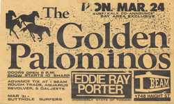 The Golden Palominos / Eddie Ray Porter on Mar 24, 1986 [176-small]