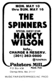 The Spinners / nancy wilson on May 10, 1976 [238-small]