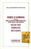 Derek and the Dominos / Humble Pie / Ballin' Jack on Oct 24, 1970 [609-small]