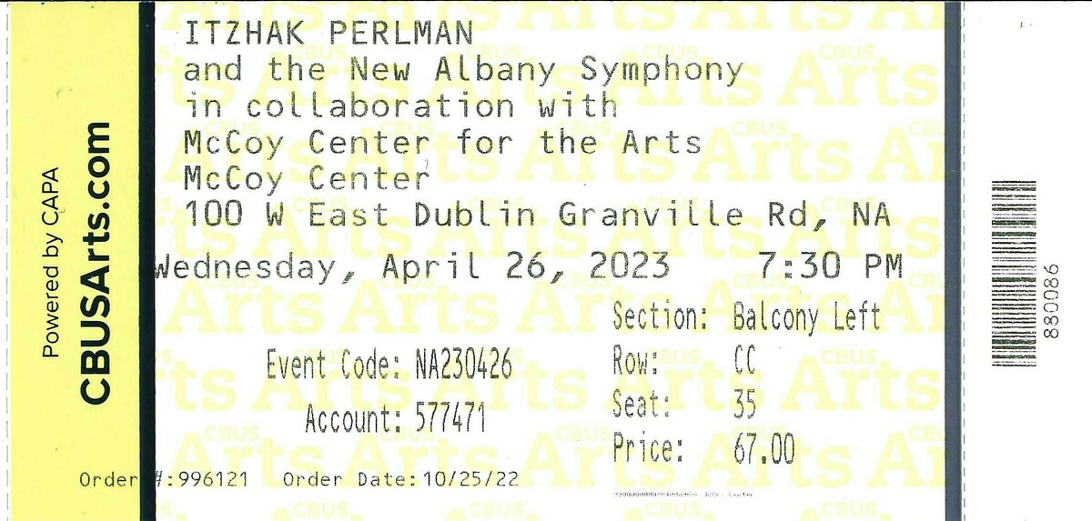 Itzhak Perlman Concert & Tour History (Updated for 2024 2025