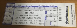 Bon Jovi / Goo Goo Dolls on Mar 7, 2003 [887-small]