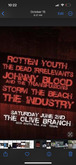 Johnny Blood and the Transfusions / Rotten Youth / Industry / Dead Irrelevants on Jun 2, 2012 [200-small]