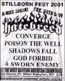 Shadows Fall / Converge / Hatebreed / Poison the Well / God Forbid / Sworn Enemy on Dec 30, 2001 [252-small]
