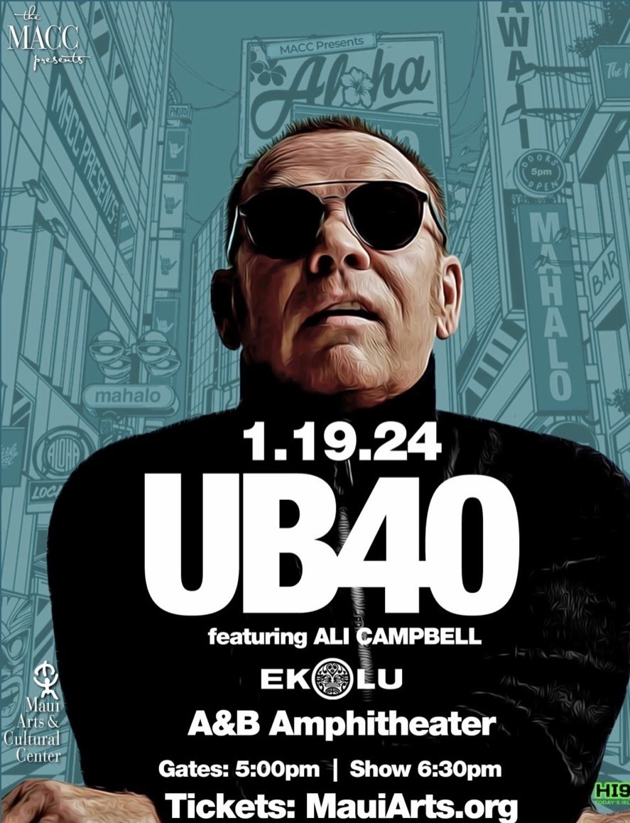Jan 19, 2024: UB40 Feat. Ali Campbell / Ekolu at A&B Amphitheater ...