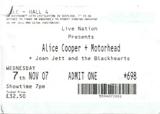 Alice Cooper / Motörhead / Joan Jett & The Blackhearts on Nov 7, 2007 [384-small]