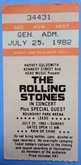 The Rolling Stones / The J. Geils Band / Joe Jackson / George Thorogood and The Destroyers on Jul 25, 1982 [488-small]