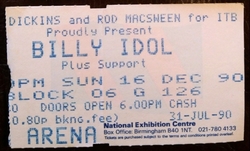 Billy Idol on Dec 16, 1990 [498-small]