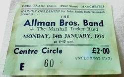 Allman Brothers Band / The Marshall Tucker Band on Jan 14, 1974 [959-small]