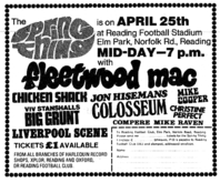 Fleetwood Mac / Chicken Shack / Big Grunt / The Liverpool Scene / Coliseum / Mike Cooper / Christine Perfect on Apr 25, 1970 [176-small]