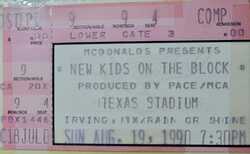 New Kids On The Block / Perfect Gentlemen / Rick Wes / Chris Pittman on Aug 19, 1990 [183-small]