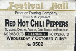 Red Hot Chili Peppers on Oct 7, 1992 [749-small]