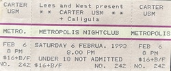 carter the unstoppable sex machine / Caligula on Feb 6, 1993 [762-small]