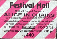 Alice In Chains / Suicidal Tendencies / The Poor Boys on Oct 27, 1993 [814-small]