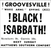 Black Sabbath / Family / Chicken Shack on Jun 7, 1970 [055-small]