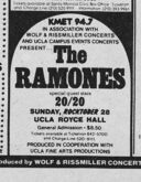 Ramones / 20/20 on Oct 28, 1979 [193-small]