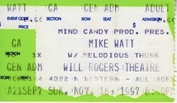 Mike Watt / Melodious Thunk on Nov 16, 1997 [555-small]