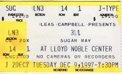 311 / Sugar Ray on Dec 9, 1997 [576-small]