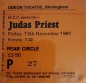 Judas Priest / Accept on Nov 13, 1981 [807-small]