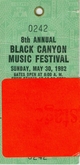 Black Canyon Gang / Montana / Sierra / John Bayley / The Ozark Mountain Daredevils on May 30, 1982 [979-small]