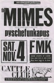 The Mimes / Psychefunkapus / FMK on Nov 4, 1989 [433-small]