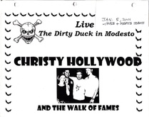 Christie Hollywood and the Walk of Fame / Maus / Misfits tribute band on Jan 5, 2001 [487-small]
