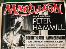 Picture from 'Marko's Marillion Museum' Facebook group., Marillion / Peter Hammill on Apr 18, 1983 [934-small]