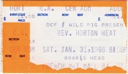 Reverend Horton Heat on Jan 31, 1998 [451-small]